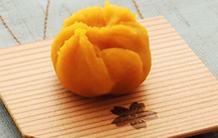 かぼちゃの茶巾　柚子風味